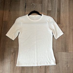 Rag & Bone White Knit Shirt